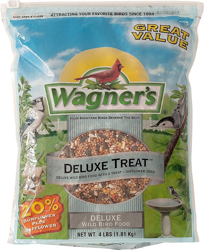 Wagner'S 62067 Deluxe Treat Blend Wild Bird Food, 4-Pound Bag Animals & Pet Supplies > Pet Supplies > Bird Supplies > Bird Food Wagner's   