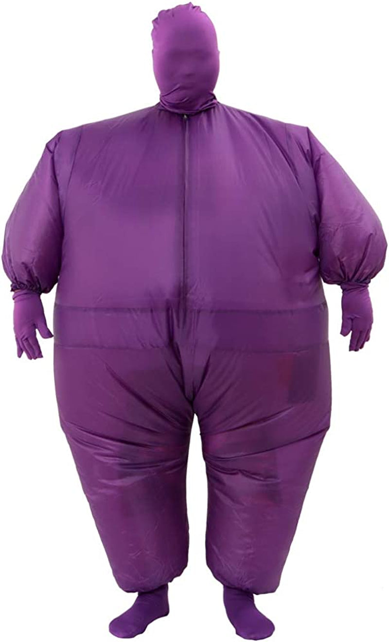 RHYTHMARTS Inflatable Costume Full Body Suit Halloween Christmas Costumes Fancy Dress Adult  RHYTHMARTS Purple  