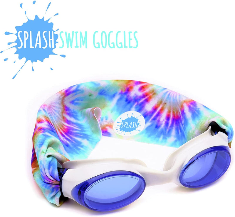 SPLASH SWIM GOGGLES with Fabric Strap - around the World Collection - Fun, Fashionable, Comfortable Sporting Goods > Outdoor Recreation > Boating & Water Sports > Swimming > Swim Goggles & Masks Splash Place   