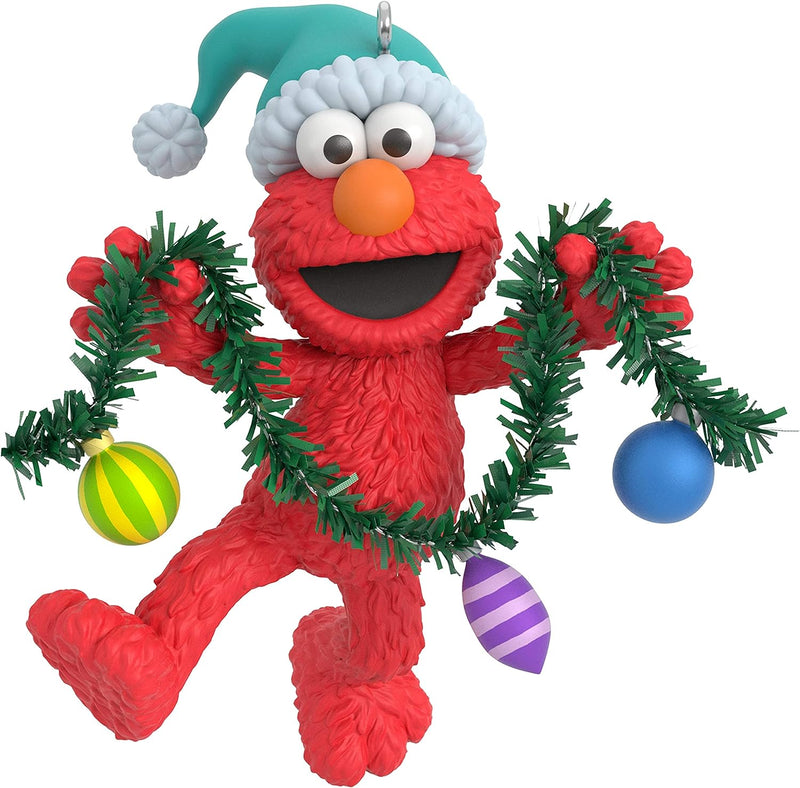 Hallmark Keepsake Christmas Ornament 2022, Sesame Street Elmo and His Puppy, Tango  Hallmark Deck The Halls Elmo  