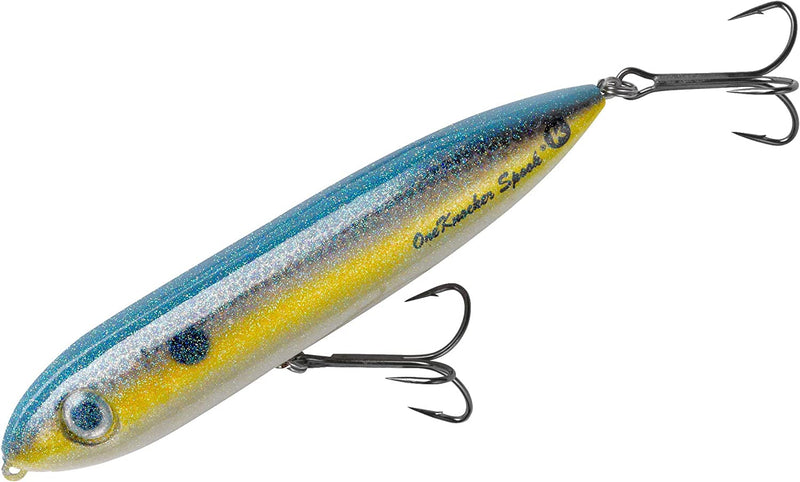 Heddon One Knocker Spook Topwater Fishing Lure for Saltwater and Freshwater, 4 1/2 Inch, 3/4 Ounce Sporting Goods > Outdoor Recreation > Fishing > Fishing Tackle > Fishing Baits & Lures Pradco Outdoor Brands G-Finish Foxy Shad  