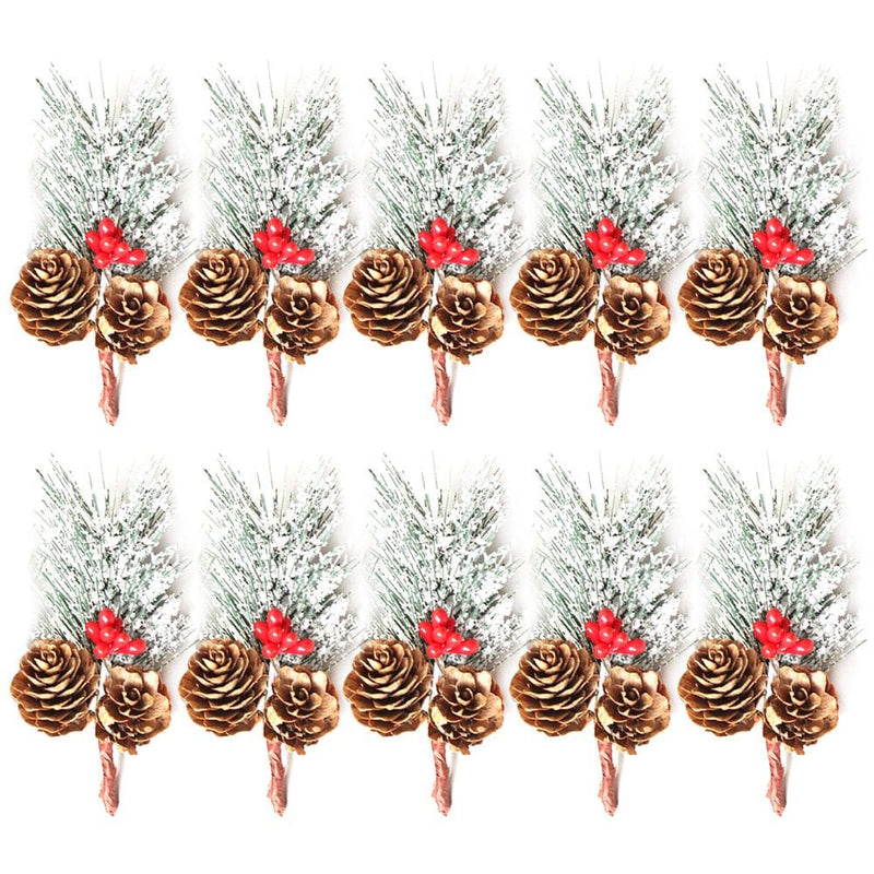 10PCS Pine Needle Simulation Mini Christmas Tree Pendant Christmas Supplies Christmas Gift Box Decoration Home & Garden > Decor > Seasonal & Holiday Decorations& Garden > Decor > Seasonal & Holiday Decorations Firlar   