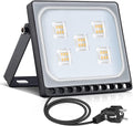 10W LED Flood Light Outdoor, Super Brights outside Floodlights with Plug, 3000K Daylight Warm White Security Light with Plug, IP65 Waterproof Exterior Security Lights for Yard Stadium Lawn Barn Home & Garden > Lighting > Flood & Spot Lights Houssem Warm White 30W 
