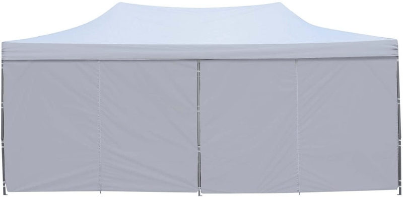 10x20 Ft Pop up Canopy Party Wedding Gazebo Tent Shelter with Removable Side Walls White Home & Garden > Lawn & Garden > Outdoor Living > Outdoor Structures > Canopies & Gazebos outdoor basic   