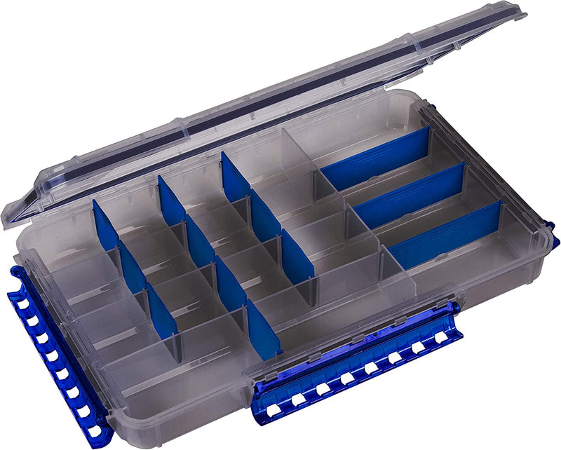 Flambeau Outdoors Zerust MAX WP5005ZM Ultimate Waterproof Tuff Tainer - 20 Compartments and 15 Removable Dividers- 14" L X 8.89" W X 2.1" D - Fishing and Tackle Storage Utility Box Sporting Goods > Outdoor Recreation > Fishing > Fishing Tackle Flambeau Inc. 5000 Series 20 Compartments 