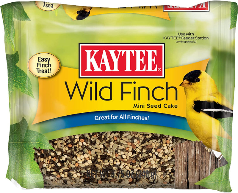 Kaytee Wild Bird Seed & Mealworm Seed Treat Cake, 6 Ounces Animals & Pet Supplies > Pet Supplies > Bird Supplies > Bird Food Kaytee Wild Finch  