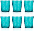 12-Ounce Acrylic Old Flashion Glasses Plastic Tumblers, Set of 6 Blue Home & Garden > Kitchen & Dining > Tableware > Drinkware KX-WARE Turquoise 6 
