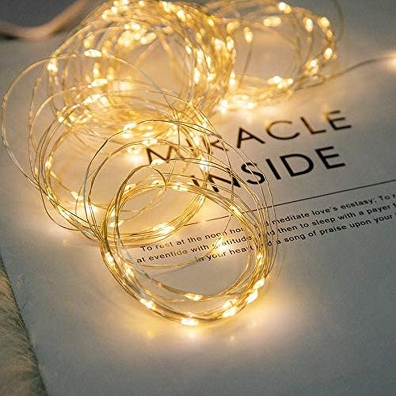 12-Pack Led Fairy String Lights Battery Starry String Lights 20 Tiny Lights on 3.5Ft Silver Wire for DIY Wedding Centerpiece, Mason Jar Craft, Christmas Tree, Garlands, Party Decoration (Warm White) Home & Garden > Lighting > Light Ropes & Strings LIIDA   