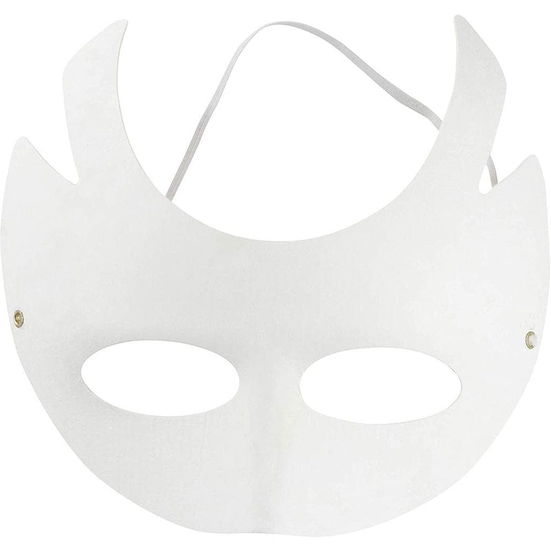 12 Pack White Venetian Mask for Halloween Costume Party, Masquerade, 6 Designs Apparel & Accessories > Costumes & Accessories > Masks Juvo Plus   