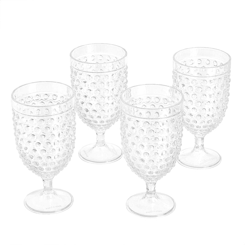 12-Piece Tritan Plastic Drinkware Set - Hobnail Highball and Double Old Fashioned, 6-Pieces Each, 18Oz./13Oz. Home & Garden > Kitchen & Dining > Tableware > Drinkware KOL DEALS Iced Tea Glasses  