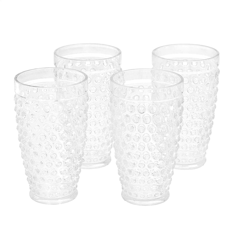 12-Piece Tritan Plastic Drinkware Set - Hobnail Highball and Double Old Fashioned, 6-Pieces Each, 18Oz./13Oz. Home & Garden > Kitchen & Dining > Tableware > Drinkware KOL DEALS Highball Glasses  