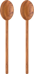 Eddingtons Italian Olive Wood Cooking Spoon, Handcrafted in Europe, 13.5-Inch Home & Garden > Kitchen & Dining > Kitchen Tools & Utensils Eddington's Olive Wood Set of 2, 12-Inch 