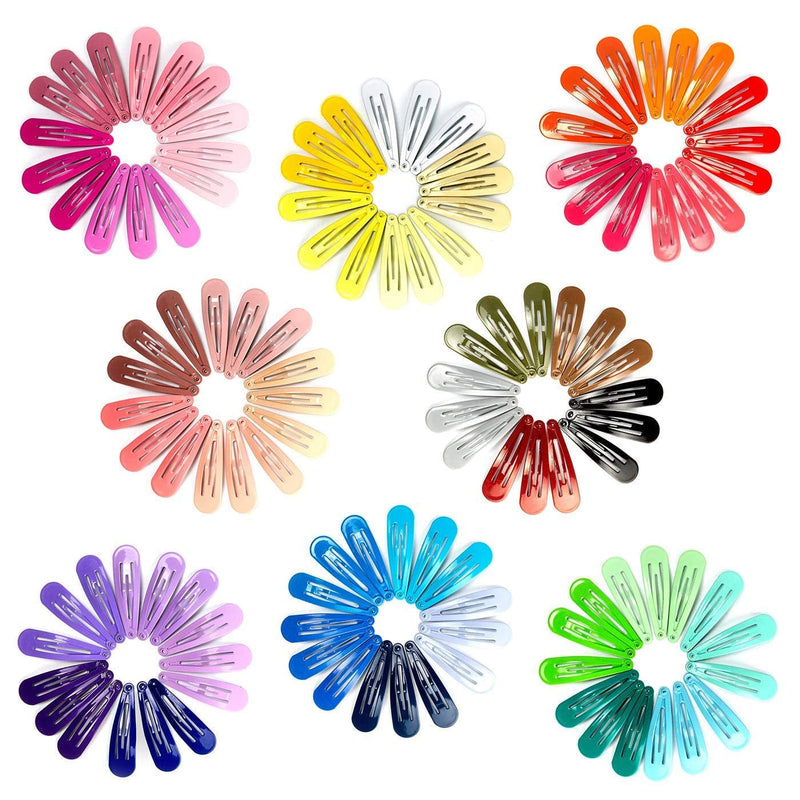 120Pcs Snap Hair Clips, 2 Inch Metal Barrettes in 40 Assorted Color, No Slip Cute Solid Candy Color Hair Accessories for Girls, Women, Kids Teens or Toddlers Sporting Goods > Outdoor Recreation > Winter Sports & Activities SWSTINLING   
