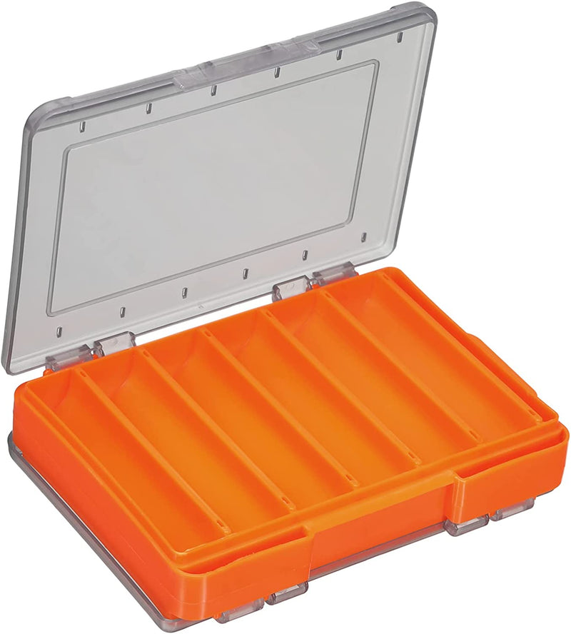 PATIKIL Two-Sided Plastic Box Fishing Lure Storage Container 12 Grids Fish Tackle Organizer, Yellow Sporting Goods > Outdoor Recreation > Fishing > Fishing Tackle PATIKIL Orange  