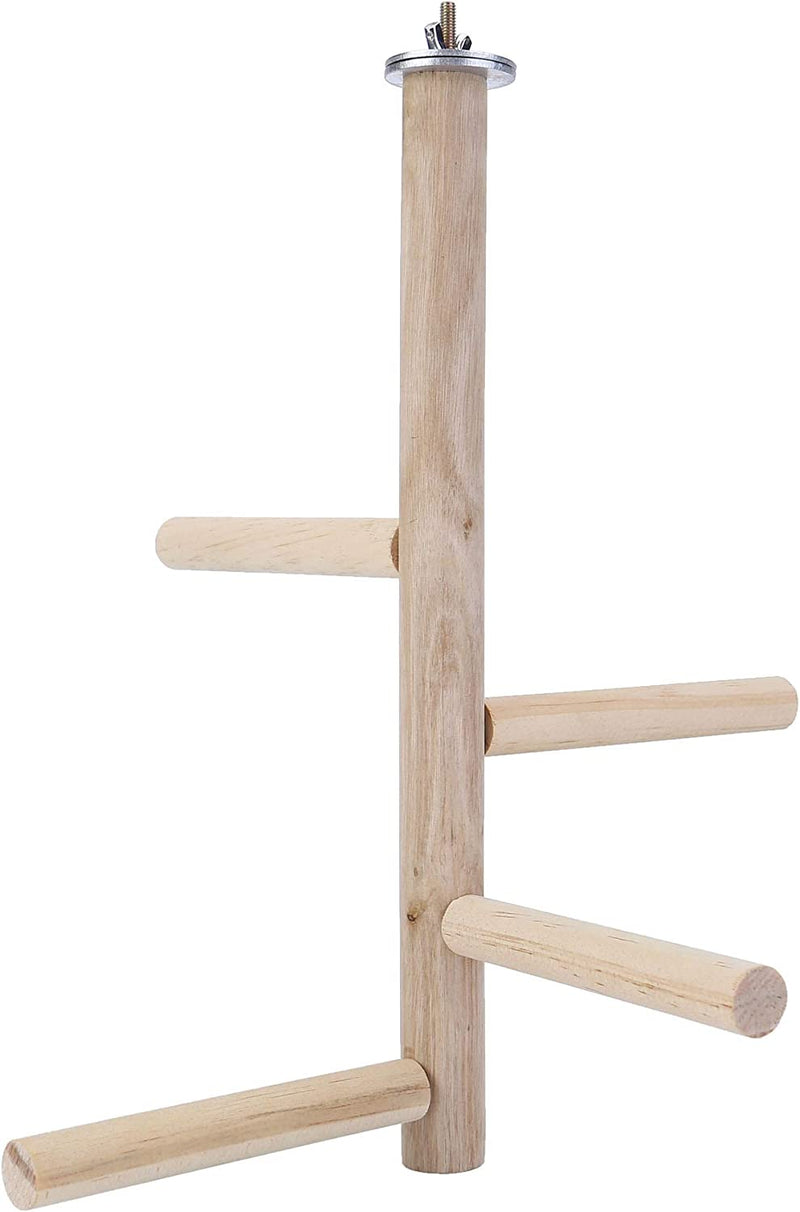 Mogoko Parakeet Perch Bird Natural Wood Stand,Parrot Cage Top Wooden Branches Standing Toys for Small Medium Parrots Conure Budgie Lovebirds Animals & Pet Supplies > Pet Supplies > Bird Supplies Mogoko   