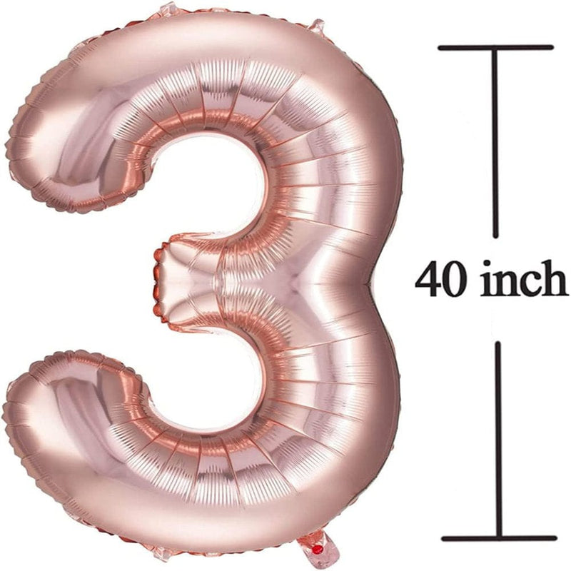 13 Number Balloons Rose Gold Big Giant Jumbo Number 13 Foil Mylar Balloons for 13Th Birthday Party Supplies 13 Anniversary Events Decorations Arts & Entertainment > Party & Celebration > Party Supplies WJXJJ   