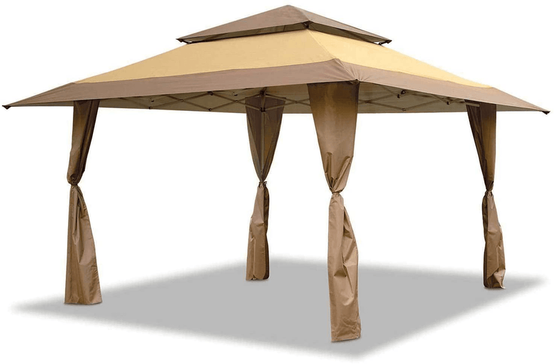 13 x 13 Pop-Up Canopy Gazebo. Great for Providing Extra Shade for your Yard, Patio, or Outdoor Event. Home & Garden > Lawn & Garden > Outdoor Living > Outdoor Structures > Canopies & Gazebos Z-Shade Brown  
