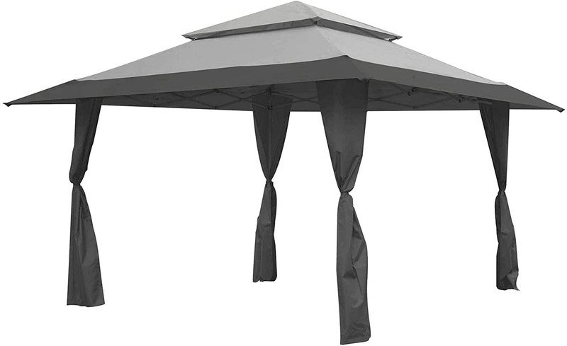 13 x 13 Pop-Up Canopy Gazebo. Great for Providing Extra Shade for your Yard, Patio, or Outdoor Event. Home & Garden > Lawn & Garden > Outdoor Living > Outdoor Structures > Canopies & Gazebos Z-Shade Gray  
