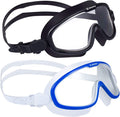 Keary 2 Pack Swim Goggles for Adult Youth with Soft Silicone Gasket, Anti-Fog UV Protection No Leak Clear Vision Pool Goggles Sporting Goods > Outdoor Recreation > Boating & Water Sports > Swimming > Swim Goggles & Masks Keary Black & White  