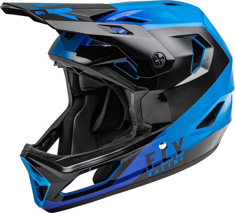 Fly Racing Adult Rayce Cycling Helmet Sporting Goods > Outdoor Recreation > Cycling > Cycling Apparel & Accessories > Bicycle Helmets Fly Racing Black/Blue Medium 