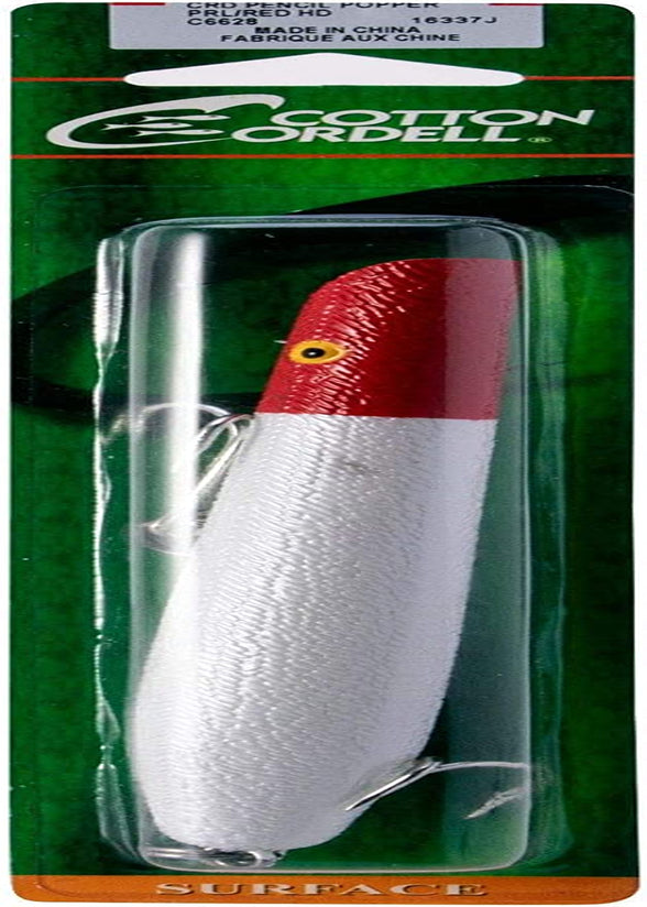 Cotton Cordell Pencil Popper Topwater Fishing Lure Sporting Goods > Outdoor Recreation > Fishing > Fishing Tackle > Fishing Baits & Lures Pradco Outdoor Brands   