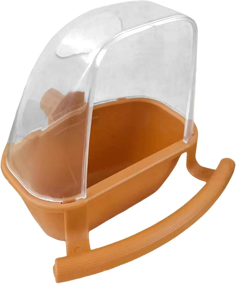 Bird Cage Feeder Parrot Watering Bowl Feeding Station with Perch Water Food Dispenser for Budgie Parakeets Lovebirds Pet Supplies Canary, Yellow Animals & Pet Supplies > Pet Supplies > Bird Supplies > Bird Cage Accessories > Bird Cage Food & Water Dishes Generic   