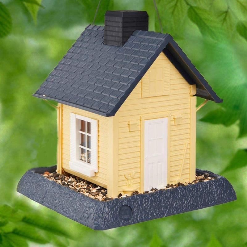 North States Village Collection Blue Cottage Birdfeeder: Easy Fill and Clean. Large, 5 Pound Seed Capacity (9.5 X 10.25 X 11, Blue) & Wagner'S 62067 Deluxe Treat Blend Wild Bird Food, Original Version Animals & Pet Supplies > Pet Supplies > Bird Supplies > Bird Food North States Yellow Cottage 9.5 x 10.25 x 11