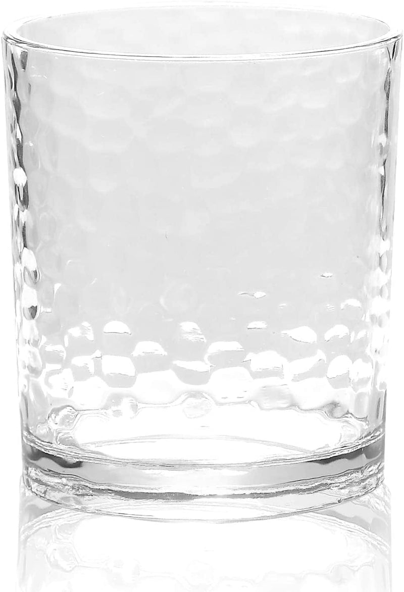 14-Ounce Acrylic Glasses Plastic Tumbler, Set of 6 Clear - Hammered Style, Dishwasher Safe, BPA Free Home & Garden > Kitchen & Dining > Tableware > Drinkware KX-WARE 12  