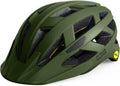 Outdoormaster Gem Recreational MIPS Cycling Helmet - Two Removable Liners & Ventilation in Multi-Environment - Bike Helmet in Mountain, Motorway for Youth & Adult Sporting Goods > Outdoor Recreation > Cycling > Cycling Apparel & Accessories > Bicycle Helmets OutdoorMaster Palm Green Medium 