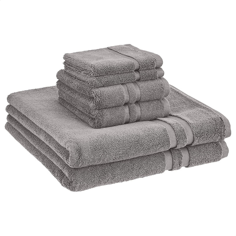 GOTS Certified Organic Cotton Washcloths - 12-Pack, Pristine Snow Home & Garden > Linens & Bedding > Towels KOL DEALS Stone Gray 6-Piece Towel Set 