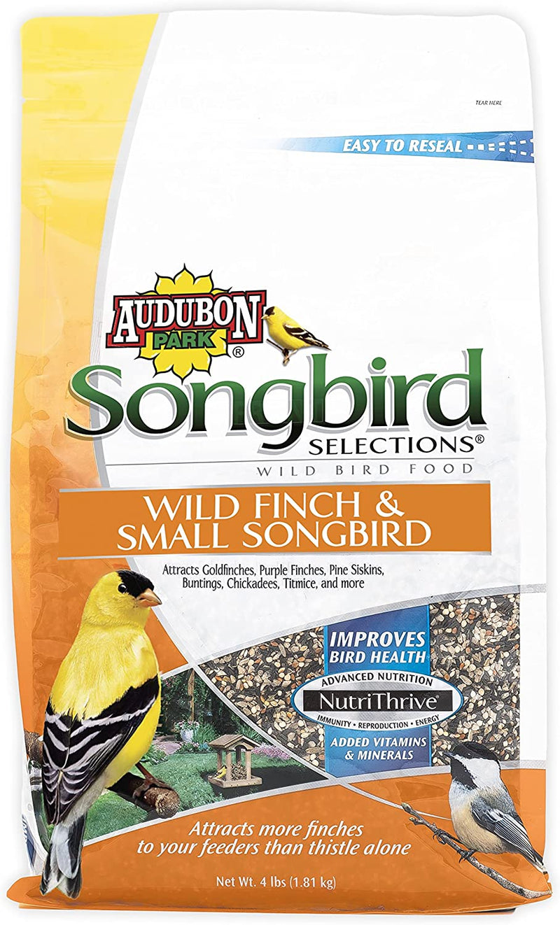 Audubon Park Songbird Selections Selections 11978 Finch and Small Songbird Wild Bird Food, 4-Pound Animals & Pet Supplies > Pet Supplies > Bird Supplies > Bird Food Scotts 4-Pound  