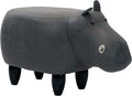 Critter Sitters 15-In. Seat Height Dark Gray Hippo Animal Shape Storage Ottoman - Furniture for Nursery, Bedroom, Playroom, and Living Room Decor Home & Garden > Household Supplies > Storage & Organization Critter Sitters Dark Gray Hippo 