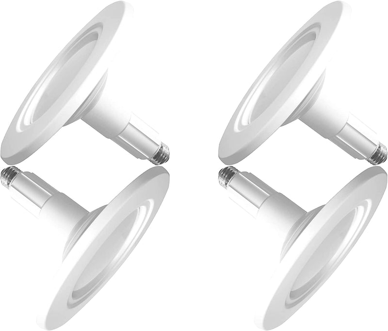Jolux 5/6 Inch LED Can Lights Adjustable Recessed Retrofit Downlight, ETL Damp Rated Replacement Conversion Kit, 12W=60W, 4000K Cool White, 800LM, Dimmable, Flat Trim, E26 Base,4-Pack… Home & Garden > Lighting > Flood & Spot Lights Jolux 3000k( Warm White) Flat 5/6 Inch-4 Pack 
