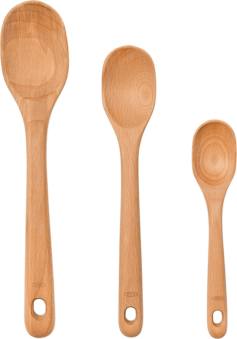 OXO Good Grips 3-Piece Wooden Spoon Set Home & Garden > Kitchen & Dining > Kitchen Tools & Utensils OXO Spoons Spoon Set 