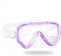 Muuxiins Kids Snorkel Mask Swimming Diving Mask Goggles with Nose Cover,Snorkel Gear Scuba Diving Snorkeling,Anti-Fog 180° Clear View Pool Swim Mask for Youth Children Junior Girls Boys Ages 5-15 Sporting Goods > Outdoor Recreation > Boating & Water Sports > Swimming > Swim Goggles & Masks MuuXiinS Purple  