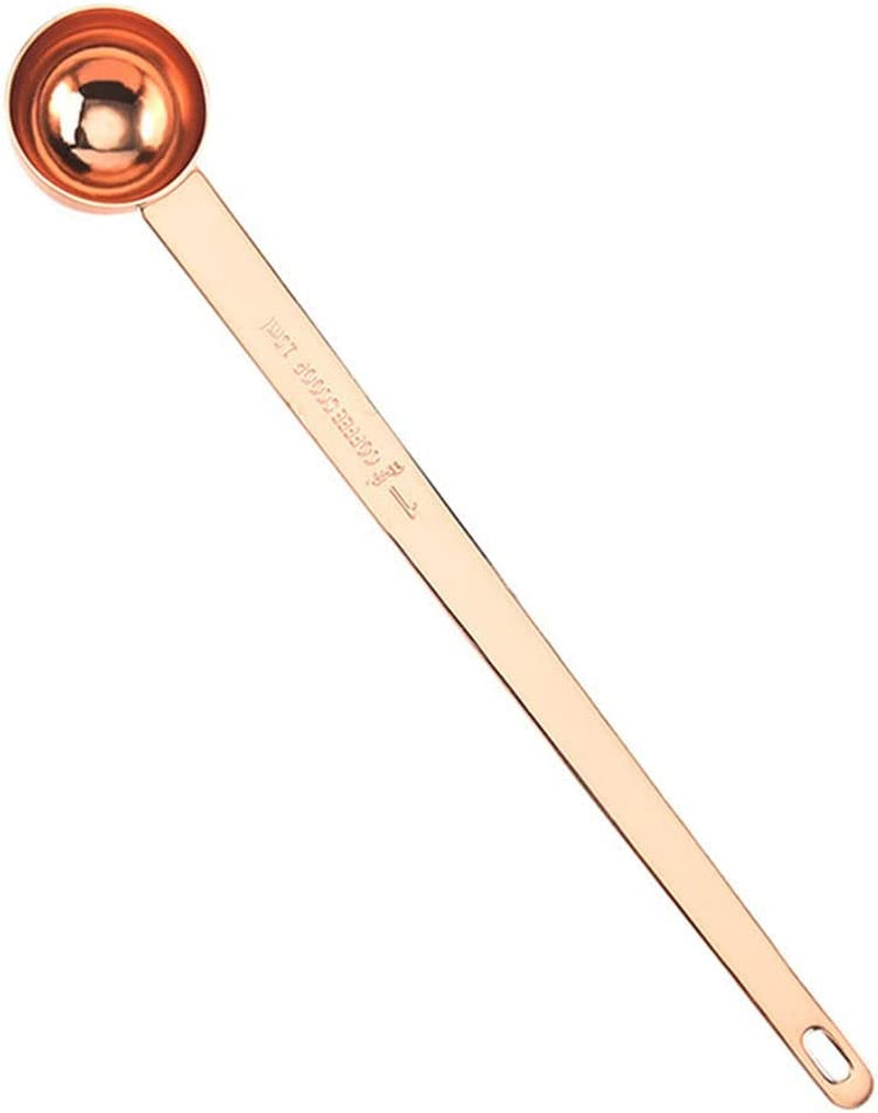 Coffee Scoops, Measuring Spoons, BEST HOUSE Stainless Steel Double Head 15 ML & 5 ML Measuring for Ground Beans or Tea, Soup Cooking Mixing Stirrer Kitchen Tools Utensils(Silver) Home & Garden > Kitchen & Dining > Kitchen Tools & Utensils BEST HOUSE E 15 ML Rose Gold Long Coffee Scoops  