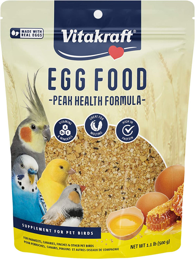 Vitakraft Vitasmart Egg Food for Birds - Daily Supplement for Parrots, Parakeets, Cockatiels, and Canaries - Bird Calcium Supplement Animals & Pet Supplies > Pet Supplies > Bird Supplies > Bird Food Vitakraft Sun Seed   