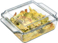 Mini-1 QT Rectangular Glass Casserole Dish with Glass Lid, (Single Serving) Glass Bakeware with Lid Glass Microwave Casserole Dish Lidded Small Casserole Dish Home & Garden > Kitchen & Dining > Cookware & Bakeware NUTRIUPS 1.5L-Square  