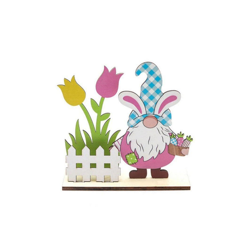 15% off CLEARANCE! Easter Table Decor Easter Spring Wooden Table Decorations Easter Bunny Table Decor Table Signs Home Easter Wood Ornaments Home & Garden > Decor > Seasonal & Holiday Decorations Popvcly A  