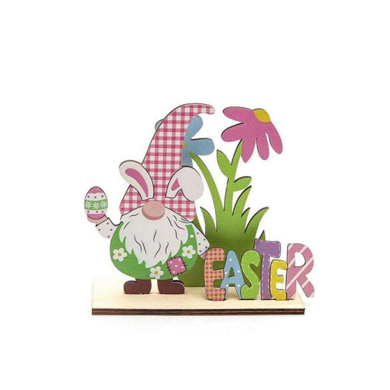 15% off CLEARANCE! Easter Table Decor Easter Spring Wooden Table Decorations Easter Bunny Table Decor Table Signs Home Easter Wood Ornaments Home & Garden > Decor > Seasonal & Holiday Decorations Popvcly B  