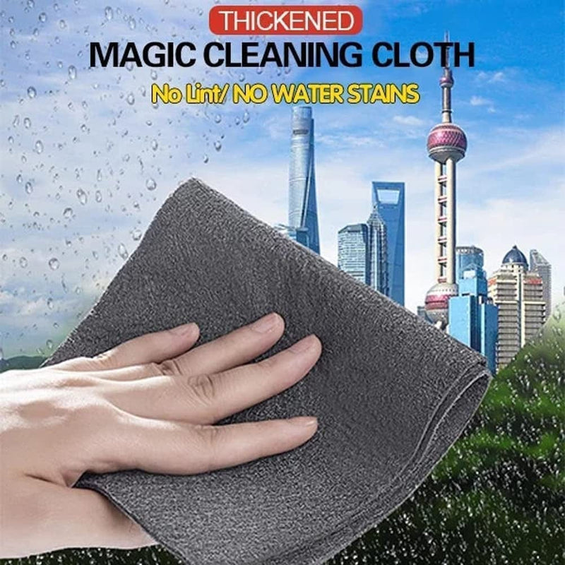 15 Pcs Thickened Magic Cleaning Cloth,Microfiber Glass Cleaning Cloths,Reusable Streak Free Miracle Cleaning Rag,Multipurpose Super Absorbent Towels,For Kitchen,Windows,Cars,Glass. (30*30Cm)