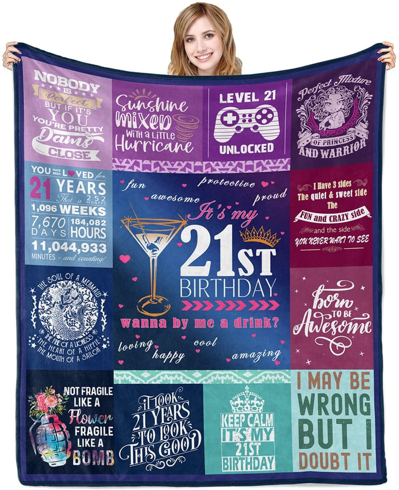 15 Year Old Birthday Gifts for Girls Blanket, Gifts for 15 Year Old Girls Quinceanera Gifts, 15Th Birthday Decorations for Girls Teenage, 15TH Birthday Gifts for Girls Flannel Throw Blankets 60X50In Home & Garden > Decor > Seasonal & Holiday Decorations lemzcen 21  
