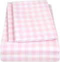 1500 Supreme Kids Bed Sheet Collection - Fun Colorful and Comfortable Boys and Girls Toddler Sheet Sets - Deep Pocket Wrinkle Free Soft and Cozy Bedding - Full, Construction Home & Garden > Linens & Bedding > Bedding Sweet Home Collection Pink Gingham Full 