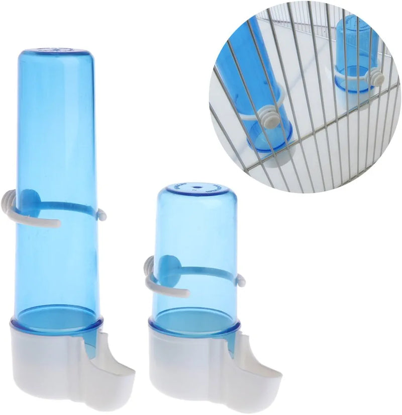 Parrot Feeder Automatic Water Drink Container Food Dispenser Cage Birds Supplies Animals & Pet Supplies > Pet Supplies > Bird Supplies > Bird Cage Accessories > Bird Cage Food & Water Dishes WHER   
