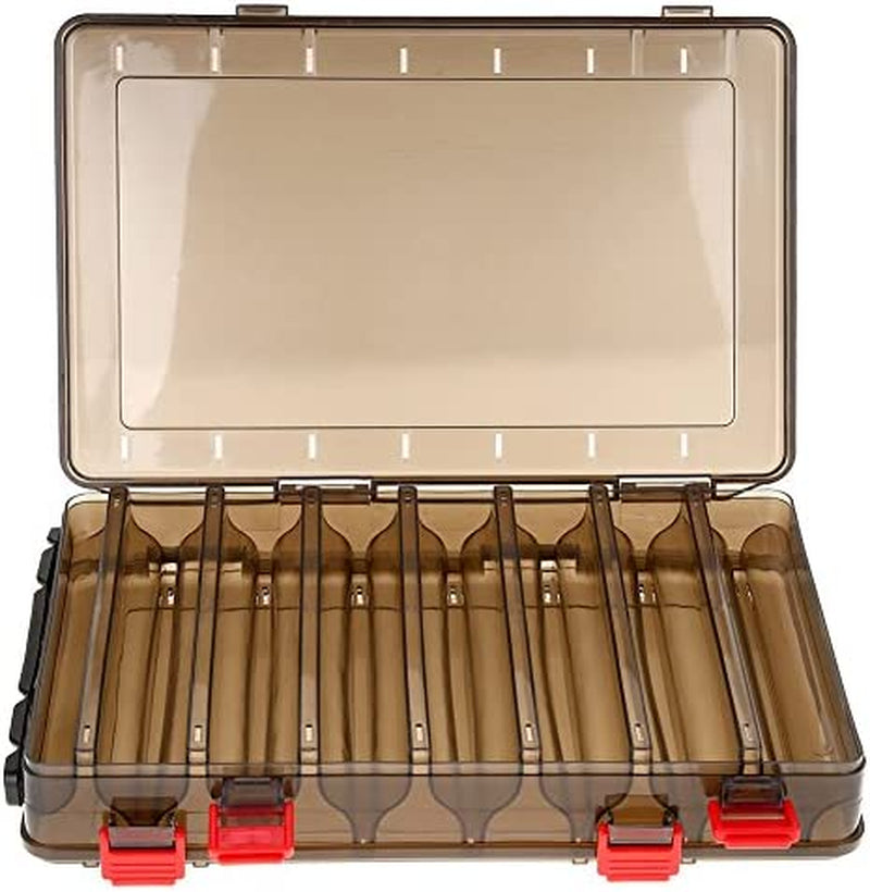 Dilwe Fishing Lures Box, Portable Hand-Held Fishing Baits Tackle Box with 14 Compartments Sporting Goods > Outdoor Recreation > Fishing > Fishing Tackle Dilwe   