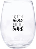 Cool TV Props - Wine Glass - 15Oz Stemless Drinking Glass - TV Show Merchandise (I’M Going to Need a Stiff Drink) Home & Garden > Kitchen & Dining > Barware Cool TV Props Into The Wine Not The Label  