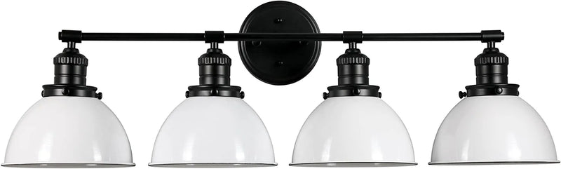 Design House 588327 Savannah Farmhouse 1-Light Indoor Pendant Dimmable White Metal Shade for Kitchen Island Bar Dining Room, Matte Black