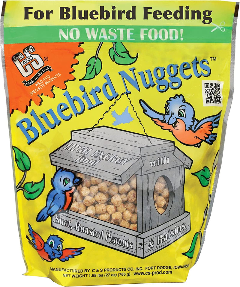 C&S Peanut Nuggets 27 Ounces, 6 Pack Animals & Pet Supplies > Pet Supplies > Bird Supplies > Bird Food Central Garden & Pet Bluebird  