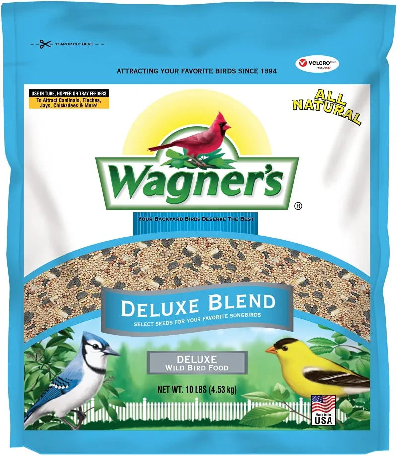 Wagner'S 13008 Deluxe Wild Bird Food, 10 Lb Bag Animals & Pet Supplies > Pet Supplies > Bird Supplies > Bird Food Wagner's   