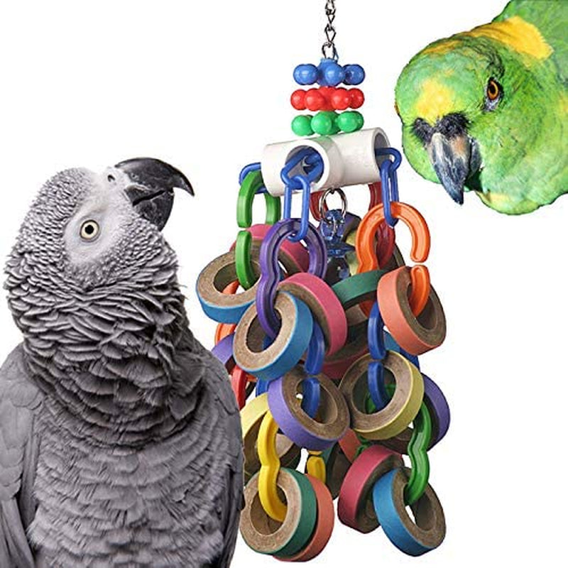 Super Bird Creations SB1107 Bagel Cascade Bird Toy, Large Bird Size, Refillable Bagels, 15” X 4.5” Animals & Pet Supplies > Pet Supplies > Bird Supplies > Bird Toys Super Bird Creations, LLC   